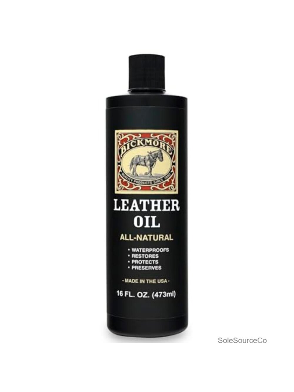 Leather Oil Conditioner 16 oz Restores Waterproofs Boots Shoes